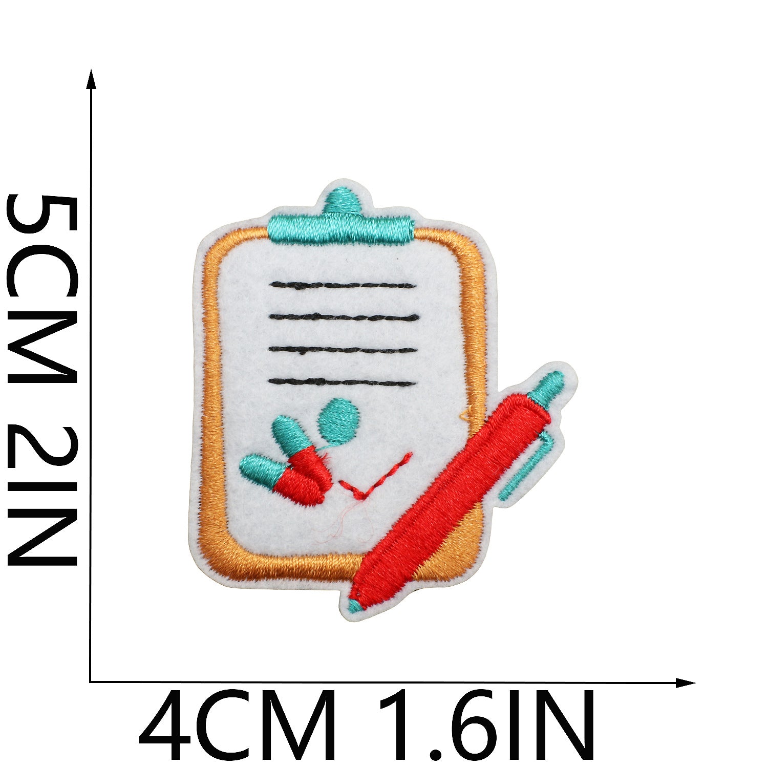 Wholesale Cartoon human organ embroidery patch medical equipment patch